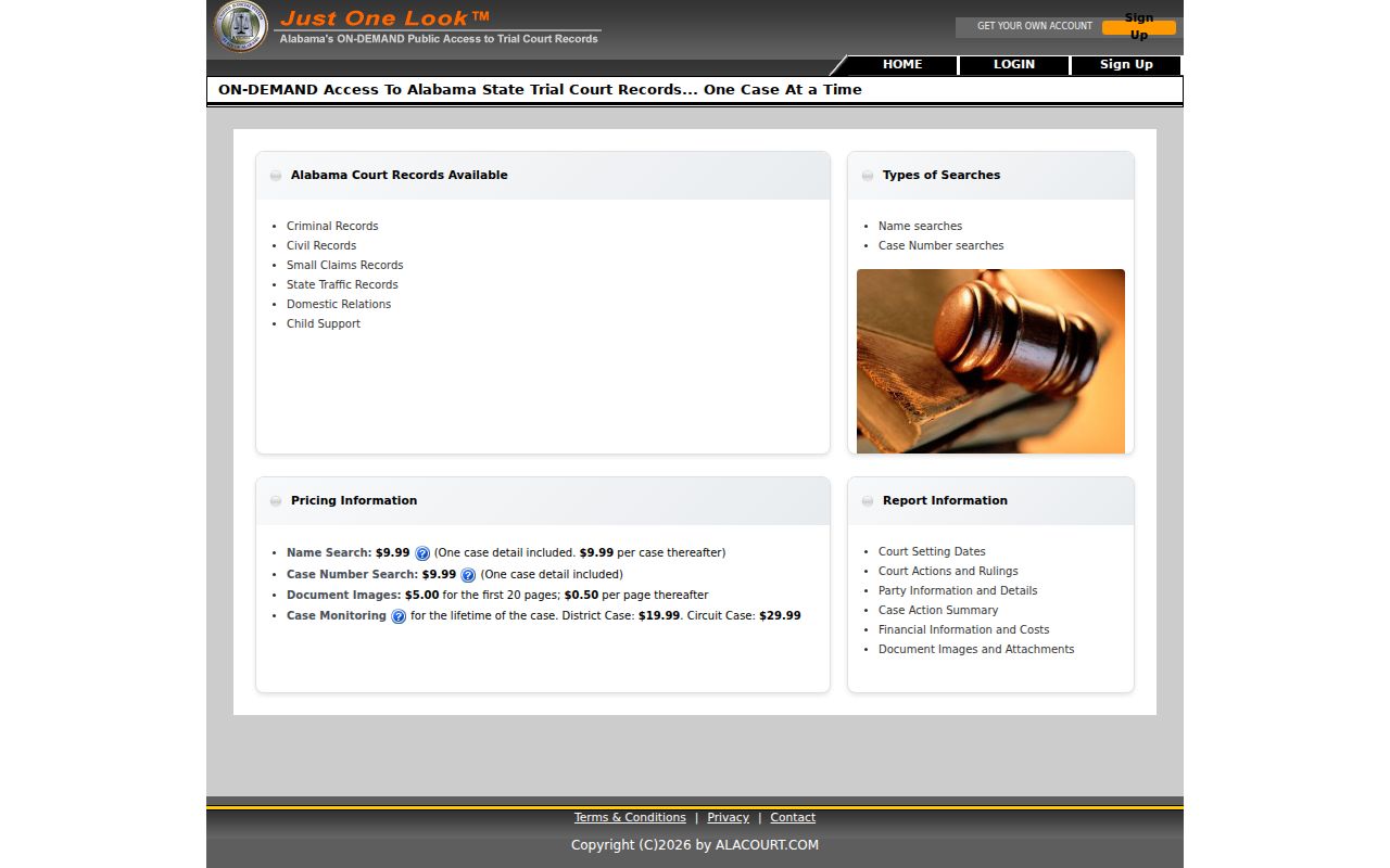 Lee County court records AlaCourt Access search
