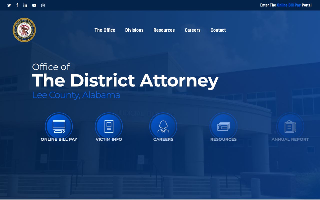 Lee County criminal court records information from the District Attorney