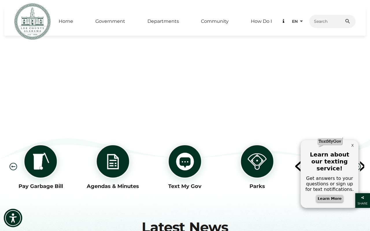 Lee County court records County Commission website