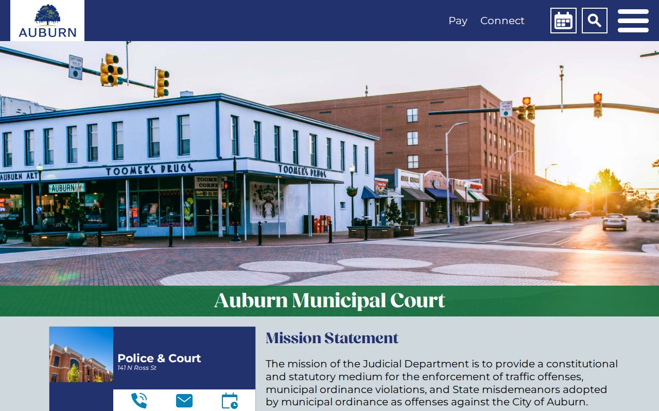 Lee County warrant records through Auburn Municipal Court